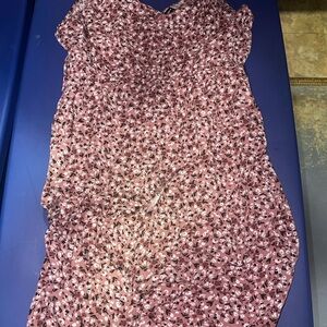 SHEIN Mauve Floral Patterned dress